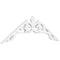 Ekena Millwork Pitch Amber Architectural Grade PVC Gable Pediment, 36"W x 12"H x 1"P (8/12) GPP036X012X100AMB - alternate 1